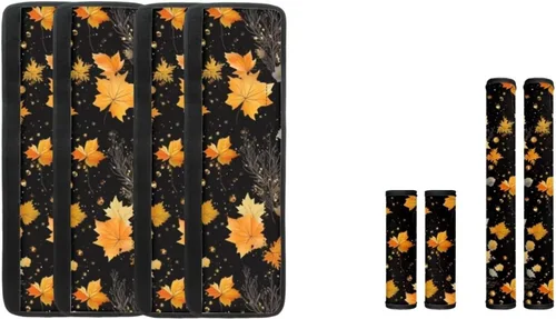 Vista 21 de DISNIMO Fundas para manija de puerta de refrigerador con calabaza otoñal, 8 piezas Kithchen para nevera, microondas, horno, lavavajillas, protector