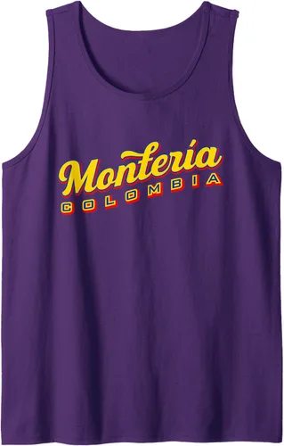 Vista 4 de Montería Colombia Tank Top