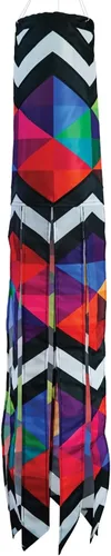 Vista 10 de In the Breeze 5072 — Birdhouse Garden 40 pulgadas Windsock — Decoración colorida para colgar al aire libre