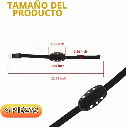 Vista 6 de Hoypeyfiy 4 correas universales para casco de barbilla, correas de nailon para casco de seguridad con mentón, accesorios de casco de construcción