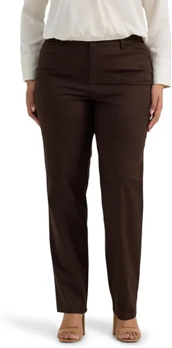 Vista 9 de Lee Women's Plus Size Wrinkle Free Relaxed Fit Straight Leg Pant Negro