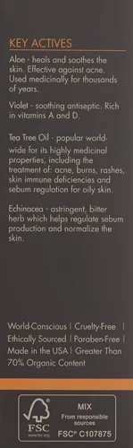 Vista 6 de Organic Male OM4 Aceitoso Paso 4: Complejo Hidratante Equalizante Sin Peso, Hidratante Orgánico y Natural para Piel Grasa (3.3 oz)