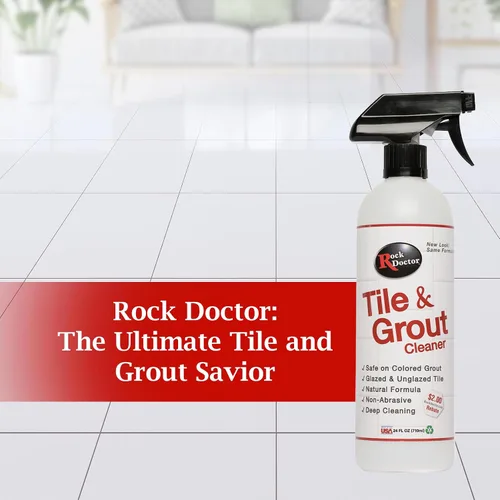 Vista 8 de Rock Doctor Limpiador natural de azulejos y lechadas, elimina manchas, suciedad, aceite y escoria de jabón, limpiador de azulejos no abrasivo