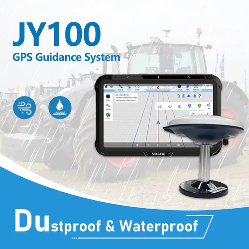 Vista 2 de Sistema de orientación del tractor JY100 más con el software de la precisión AG, tableta de Android10, alta exactitud de 4 pulgadas por PPP, 1