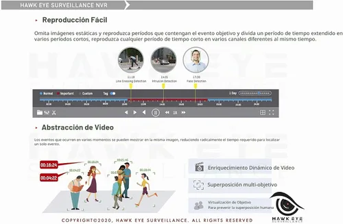 Vista 5 de Grabadora de video en red de 64 canales - Grabación NVR 4K de hasta 12MP compatible con Hikvision DS-9664NI-M8 versión en inglés