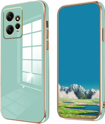 Vista 13 de Compatible con Redmi Note 12 4G Funda Silicona Rosa, Chapado para Xiaomi Redmi Note 12 4G Funda de teléfono a prueba de golpes Funda delgada y suave