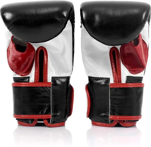 Vista 2 de Fairtex TGO3 - Guantes de boxeo Muay Thai para hombres, mujeres, niños, diseño especial de pulgar abierto, guantes de MMA, kickboxing, gimnasio