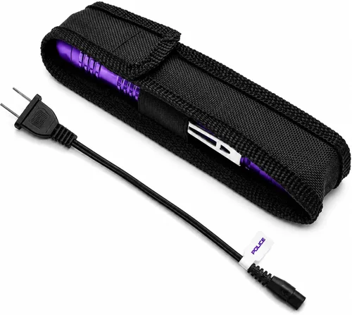 Vista 6 de Police Stun Gun Burn Pepper Spray Combo de defensa personal - M12 Morado