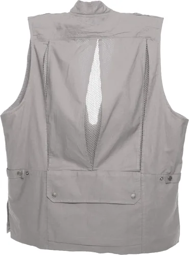 Vista 22 de Humvee - Chaleco utilitario con 21 bolsillos, para viajes, safari, caza, camping, 100% algodón, chaqueta táctica para hombres y mujeres