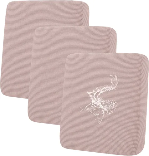 Vista 15 de Fundas impermeables para sofá seccional, fundas de cojín antideslizantes para sofá Ajuste seccional en forma de L, tela jacquard elástica, parte