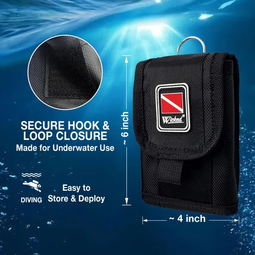 Vista 2 de WICKED Buceo 316 Gancho de arrecife multipunto de acero inoxidable 4-6 pies de longitud