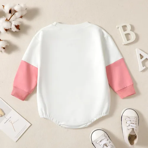 Vista 231 de Traje de San Valentín para bebé, niña, niño, traje de San Valentín, sudadera de manga larga con estampado de corazón