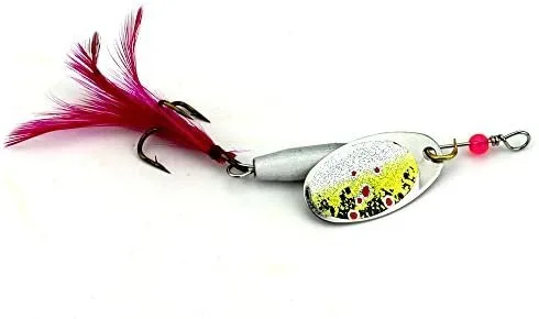 Vista 5 de 6pcs spinnerbaits Hard Metal Spinner Kit trucha lubina señuelos de pesca wobbler aparejos de pesca