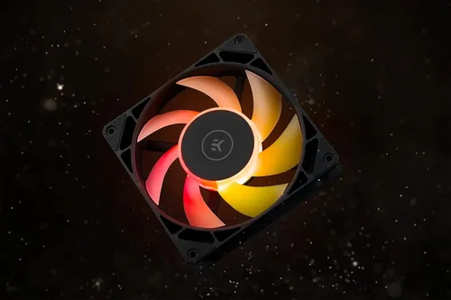 Vista 7 de EK EKWB Loop FPT Ventilador de 5.512 in, 600-2200 RPM, RGB digital, negro