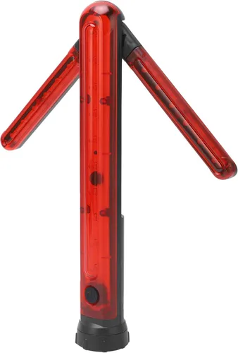 Vista 9 de Luz LED de seguridad vial ajustable de 45 grados, con flecha de giro, luz roja magnética, lámpara LED de seguridad de señal de tráfico