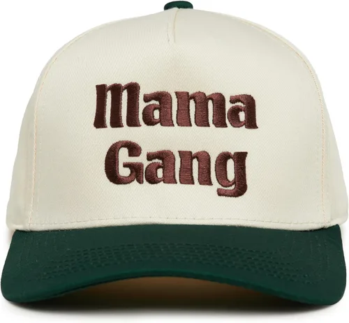 Vista 10 de Funky Junque Gorra Trucker Snapback Boy Mom - Verde/Beige