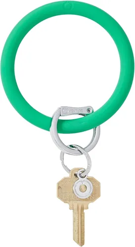 Vista 11 de Oventure Big O Key Ring - Llavero de silicona para mujer con cierre de bloqueo Back In Black