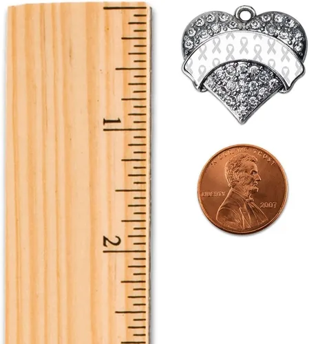 Vista 132 de Inspired Silver - Adorno con dije de hermana gemela - Adornos navideños de plata con circonitas cúbicas