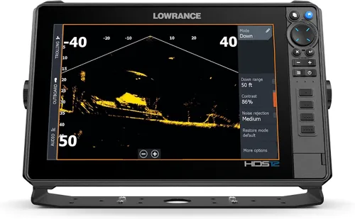 Vista 5 de Lowrance HDS PRO Fishfinder/Chartplotter con integración de teléfonos inteligentes y gráficos C-MAP precargados de EE. UU. y Canadá