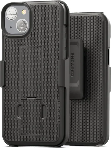 Vista 8 de Encased Funda para cinturón iPhone 11 con clip (Serie DuraClip) Funda ultradelgada con funda (Negro)