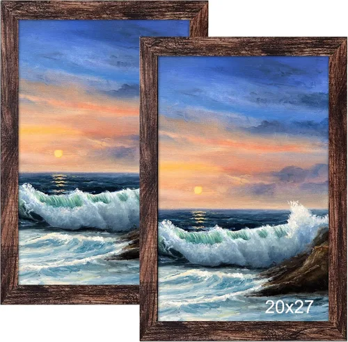 Vista 53 de LUCKYLIFE Marco de fotos de 8x10 pulgadas negro para montaje en pared o exhibición en mesa, paquete de 2