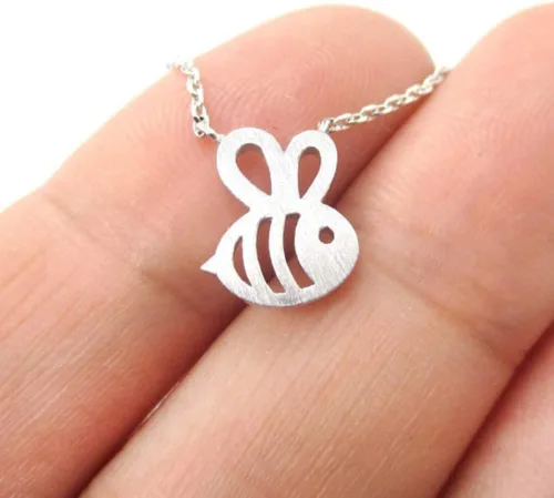 Vista 2 de TPS 2023 - Collar de abejas, con forma de bonito dije de insecto, collar largo para mujeres y niñas