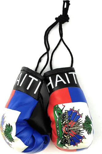 Vista 3 de Mini guantes de boxeo para colgar en el espejo del coche (Camerún)