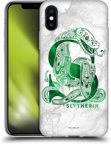 Vista 105 de Head Case Designs Funda de gel con licencia oficial de Harry Potter Gryffindor Aguamenti Deathly Hallows IX [grado militar] compatible con Apple