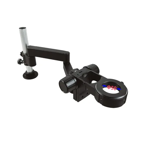 Vista 4 de Brazo giratorio universal articulado para microscopio, brazo de soporte para microscopio con abrazadera para microscopio profesional trinocular