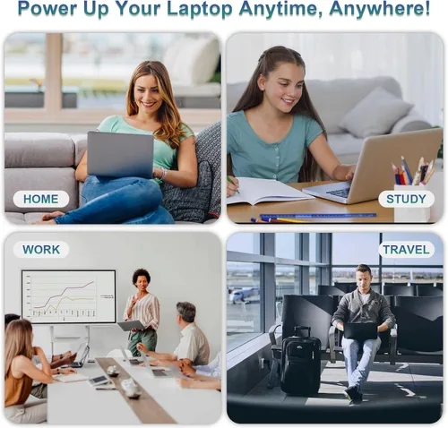 Vista 5 de Reemplazo de 65 W para Surface Pro 7 Cargador Microsoft Surface Pro 11,10, 9, 8, 7+, 7, 6, 5, 4, 3, X, Go, Laptop 7, 6, 5, 4, 3, Studio, Book 3, 2