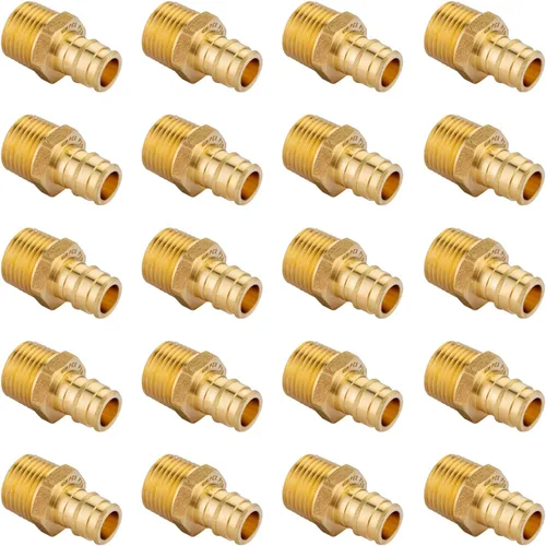 Vista 9 de 5 piezas EFIELD Pex-A Poly PPSU Expansión Adaptador 1" X1" Macho NPT Para tubería Pex A, ASTM F1960-PPSU1960060 (5)
