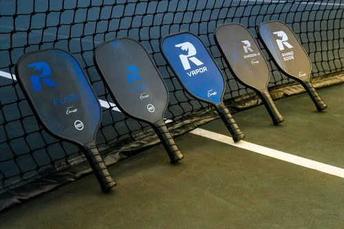 Vista 8 de Champion Sports - Palas de pickleball de rinoceronte: palas de pickleball para interiores o exteriores en madera, aluminio, fibra de vidrio, Borde