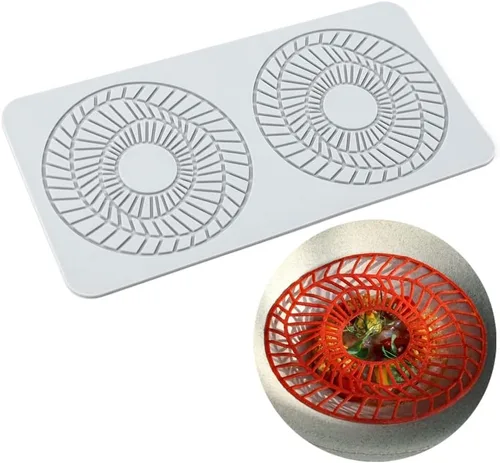 Vista 19 de TUKE Moldes de encaje para decoración de pasteles, moldes de silicona de hojas 3D para hornear moldes de gomitas, moldes de fondant de arcilla
