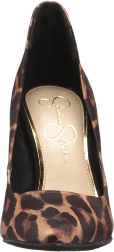 Vista 2 de Jessica Simpson - Zapatos de tacón de vestir para mujer, Beige, 5