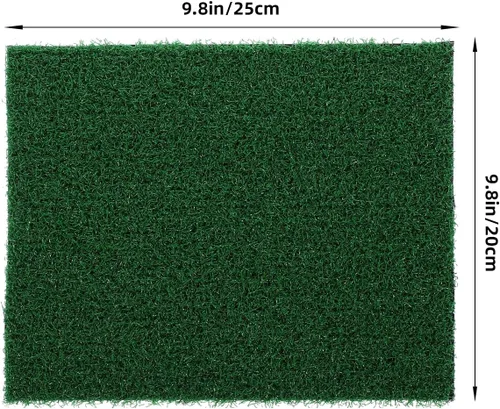Vista 2 de GANAZONO Alfombra de césped artificial de simulación de pecera para tortuga, plataforma para tomar el sol, tanque de reptiles, maceta, decoración