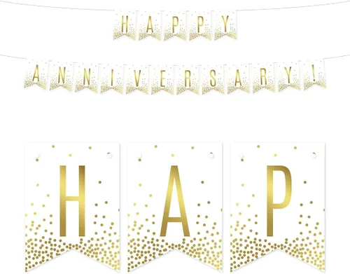 Vista 15 de Andaz Press Decoraciones divertidas de pancarta con diseño de confeti dorado metálico sobre blanco para fiestas de jubilación, la aventura comienza
