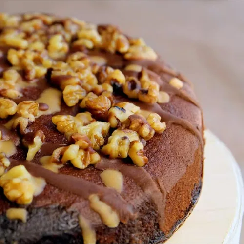 Vista 2 de Kentucky Woods Bourbon Barrel Cake (5 pulgadas) – 1 a 2 porciones – Auténtico postre Bourbon de Kentucky