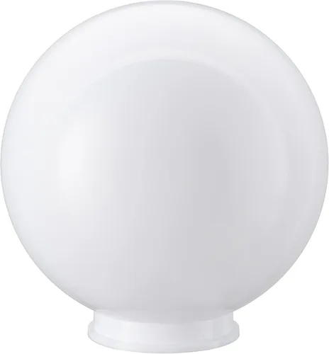 Vista 15 de Aspen Creative 28002-60-41, 8 pulgadas de acrílico transparente lámpara poste globo con 3-7/8" cuello
