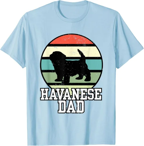 Vista 18 de Camiseta Havanese Dad I Retro Havanese