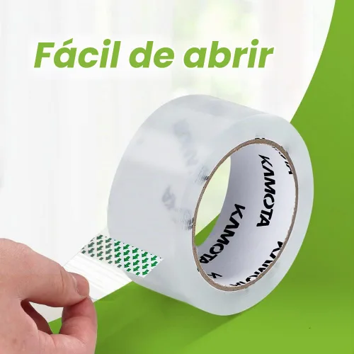 Vista 3 de KAMOTA Cinta de embalaje, 36 rollos de cinta de embalaje transparente resistente para embalaje de envío, sellado en movimiento, 1.88 pulgadas
