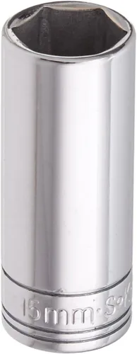 Vista 7 de SK Tools USA 41916 - 1/4 pulgadas - 1/2 pulgada - Zócalo cromado profundo de 6 puntos - 41916