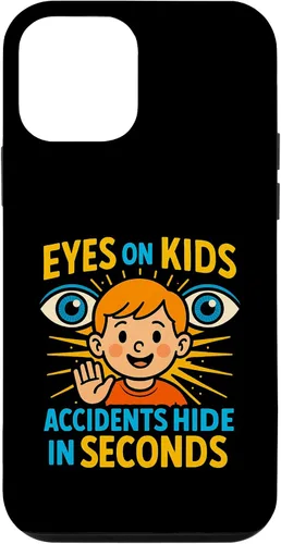 Vista 16 de Eyes on Kids Child Safety Gift for Moms, Granny, Grandad Case for iPhone 16