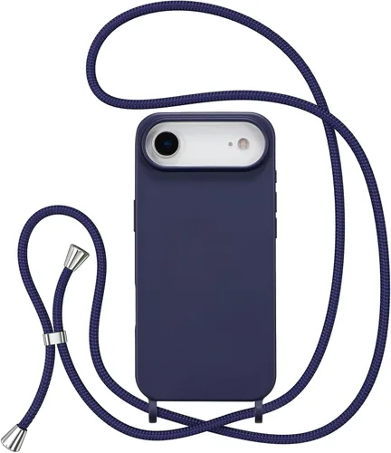 Vista 28 de ZTOFERA Funda para iPhone Air con correa, funda cruzada para teléfono con cordón ajustable para el cuello en los hombros, silicona suave a prueba