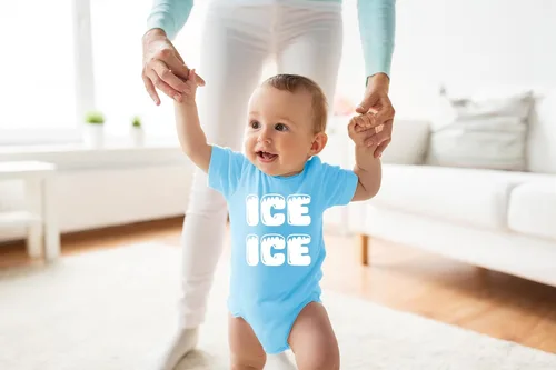 Vista 2 de Ice Ice - Divertido body esencial para bebé, ropa para bebé niño recién nacido, mameluco