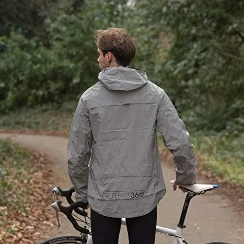 Vista 12 de Proviz REFLECT360 - Chaqueta para hombre color plateado