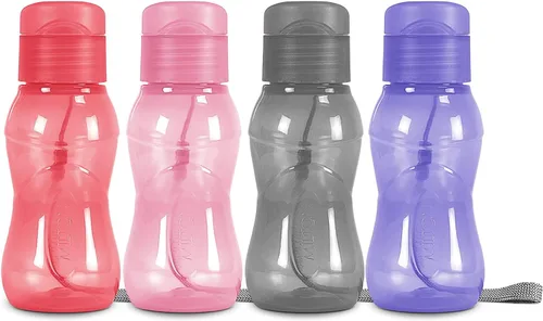 Vista 10 de MILTON Paquete de 4 botellas de agua para niños de 6 onzas para la escuela sin fugas, botella de agua deportiva pequeña portátil para adultos