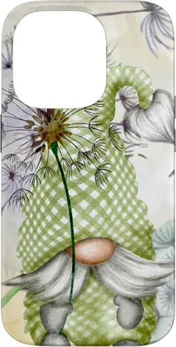 Vista 17 de Cute Gnome Dandelion Flower Pattern for Women Mom Aesthetic Case for iPhone 17