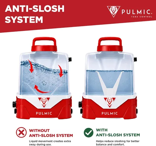 Vista 3 de PULMIC - Pulverizador eléctrico de mochila de 4 galones con batería para césped, jardín y granja, presión ajustable, bomba rociadora de alto