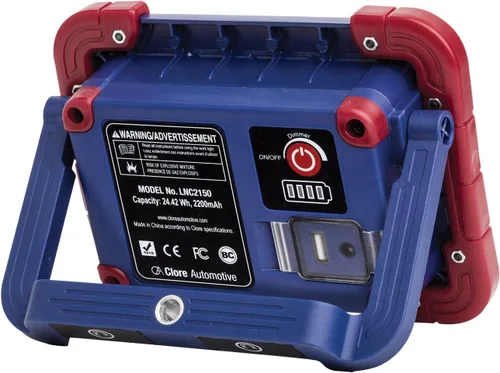 Vista 2 de Clore Automotive Light-N-Carry LNC2150 - Luz de trabajo LED COB recargable, 1000 lúmenes