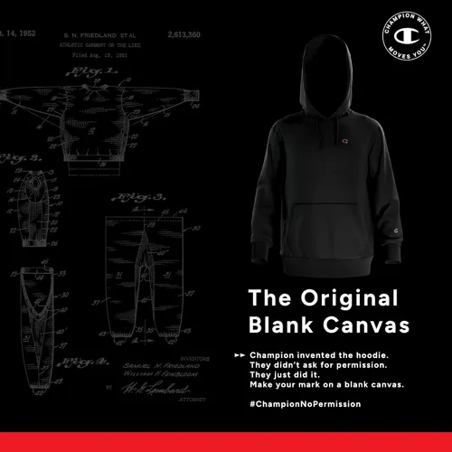 Vista 6 de Champion Sudadera de forro polar Powerblend para hombre, sudadera de cuello redondo (regular o grande y alto)